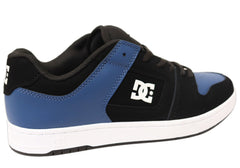 DC Shoes Mens Comfortable Leather Manteca 4 Shoes Black Blue