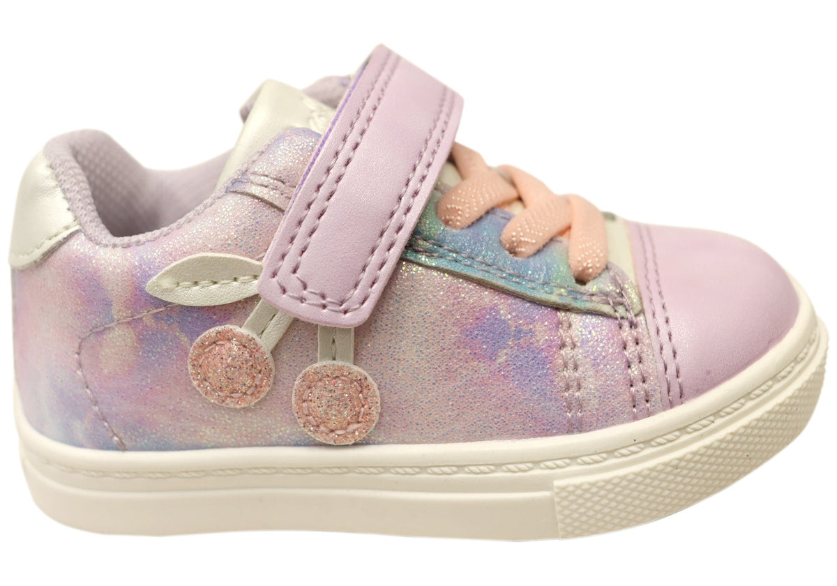 Grosby Cherry Kids Comfortable Adjustable Strap Girls Shoes