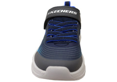 Skechers Kids Infants Boys Microspec Advance Shoes Navy Blue
