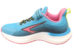 Sfida Zephyr Kids Girls Comfortable Adjustable Strap Athletic Shoes