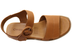 Orizonte Daisysoft Womens Comfortable European Leather Wedge Sandals