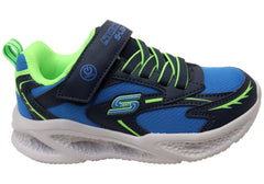 Skechers Kids Boys S Lights Skechers Meteor Lights Glow Strider Shoes