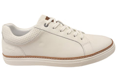 Wild Rhino Bolton Mens Comfortable Leather Lace Up Casual Shoes