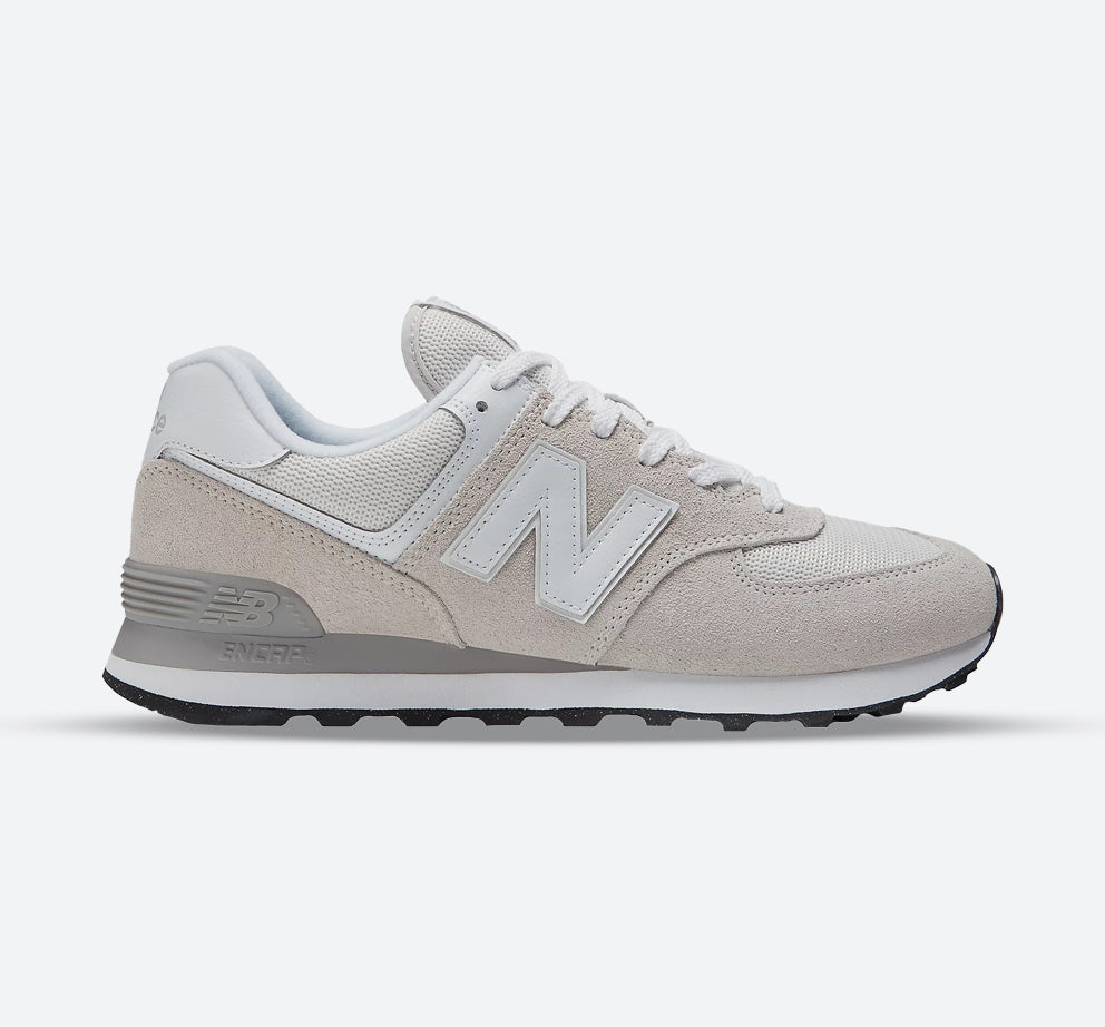 Men's Wide Fit New Balance ML574EVW Walking/Running Trainers - Exclusive - Nimbus Cloud/White ENCAP