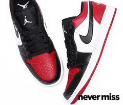 Men's Nike Air Jordan 1 Low 'Bred Toe'