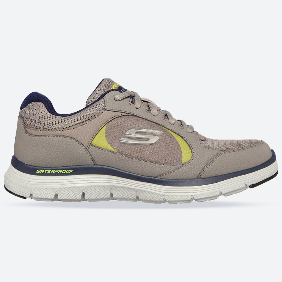 Mens Wide Fit Skechers 232222 Waterproof Luxury Flex Advantage 4.0 Walking Trainers