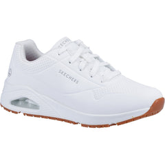 Men's Wide Fit Skechers 200054EC Uno SR Trainers - White
