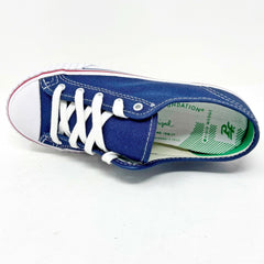 PF Flyers Center Lo Reiss Navy White Kids Retro Sneakers KC1002NV