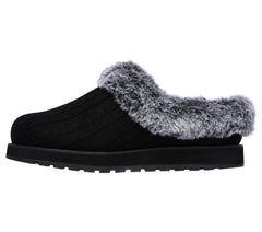 Womens Wide Fit Skechers Keepsakes Ice Angel Mule Slippers - Exclusive