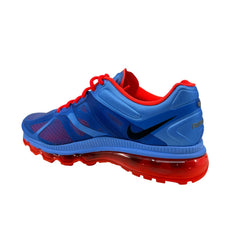 Nike Air Max+ 2012 Blue Bright Crimson Red Womens Athletic Sneaker