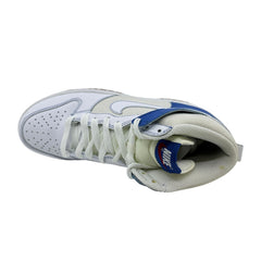 Nike Dunk High White Blue Red Womens Athletic Sneaker