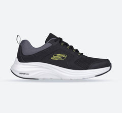 Men's Wide Fit Skechers 232628 Vapor Foam Trainers - Black/Lime