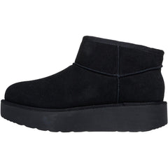 Women's Wide Fit Skechers 169143 Slip-ins Keep Cozy Boots