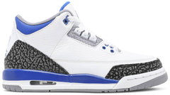 Nike Grade School Womens Air Jordan 3 Retro Sneakers - 'Racer Blue'