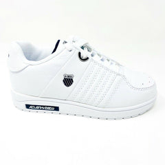 K-Swiss Wolert White Black Child Kids Casual Shoes Sneakers 51376102