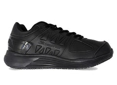 Mens Wide Fit I-Runner Pro Leather Oil and Slip Resistant Trainers