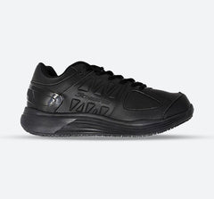 Mens Wide Fit I-Runner Pro Leather Oil and Slip Resistant Trainers
