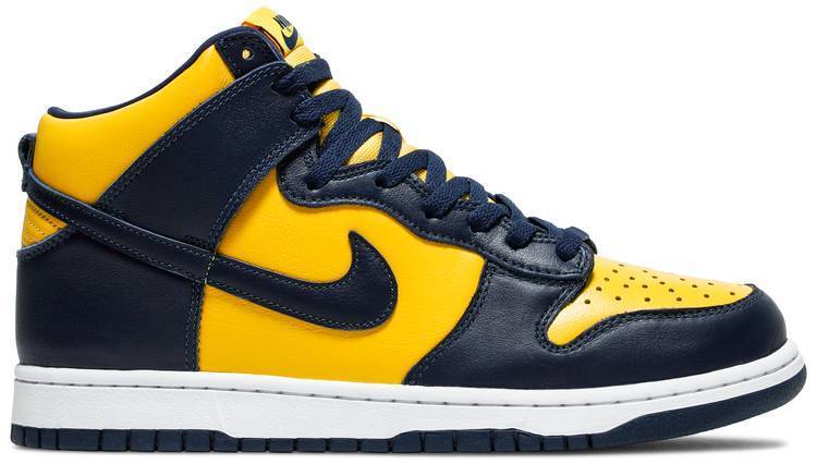 Nike Mens Dunk High SP Sneakers - 'Michigan' 2020