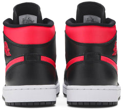 Nike Womens Air Jordan 1 Mid Sneakers - 'Siren Red'